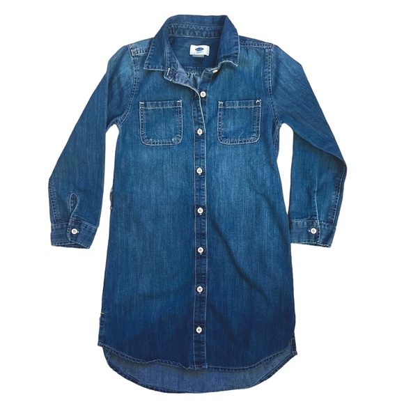 Kids Denim Dress Sz:M (8) Blue Jean Dress Halloween Embellished - Picture 2 of 5